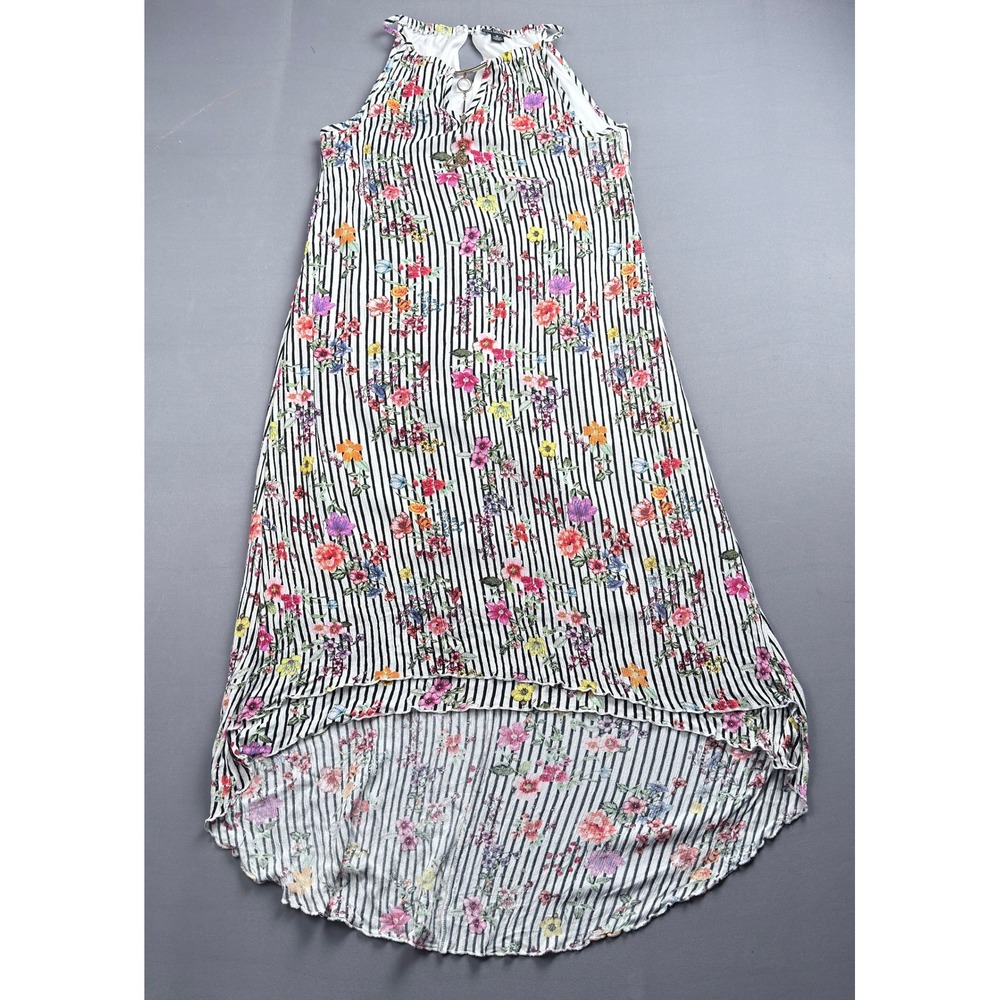 Nina Leonard Boho Floral Maxi Dress‎  Size M